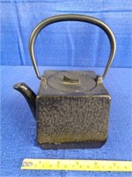 Japanese Iron Signed Teapots
