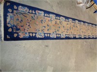 Asian Hall Runner  24 1/2" wide by 13' 5" long