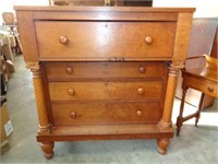 Cherry 4 Drawer Chest of Drawers with Mortise