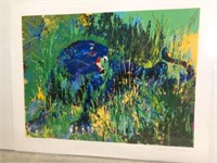 Leroy Neiman Signed Black Panther