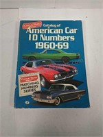 Catalog of American car ID numbers 1960 to 69