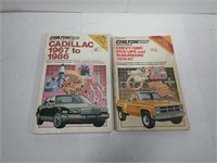 Chilton Cadillac and Chevy pickup catalogs
