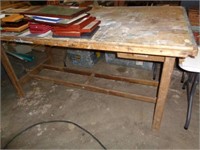 Drafting or Drawing Table with Drawers