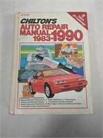 Chilton's auto repair manual 1983 to 1990