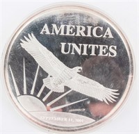 Coin 3.98 Troy Ounce 9/11 Comm. .999 Silver