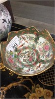 HANDPAINTED BOWL MADE IN CHINA WITH STAND