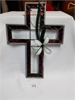 Stained Glass Crucifix Cross