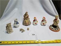 Lot of 9 Ceramic Figurines