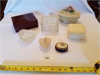 Lot of 7 Jewelry Boxes