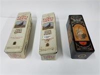 3x Whisky Boxes (12 x 4 x 4 in)
2x The Famous