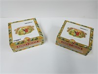 Romeo Y Julieta Cigar Boxes 2x (7 x 7 x 3 in)