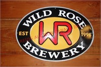 WILD ROSE TIN SIGN