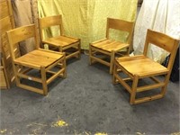 Pine Chairs (4 to a group)