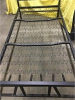 Updated approximately 25 Metal twin bed frame