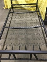 Metal twin bed frame