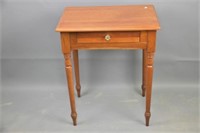 Solid Cherry One Drawer Work Table