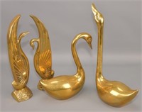 Four Brass Figurines