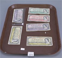 Queen Elizabeth II Canadian Bank Notes