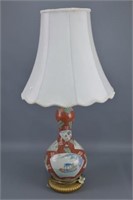 Large Chinese Porcelain Table Lamp