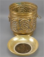 Brass Bowl and Bucket