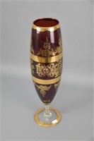Large Blown Glass Venetian Vase