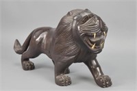 Carved Figure of a Lion