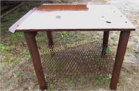 1" Steel Topped Work Bench