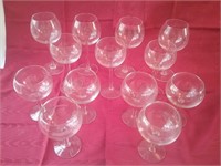 Collection of  13 Bar Glasses