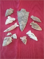 Collection of  Arrowheads
