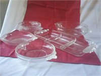 6 Piece Serving Bowl With Plates & Divided Tray