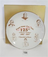 Fred Haar Co. Inc. Plate