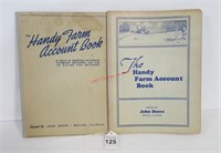 (2) Handy Farm Account Books