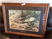 Fred W Thomas signed & Numbered Fish print