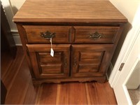 American Drew Pine cabinet drawer & 2 doors