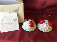 Lenox Butterfly Meadow Ladybug S & P shakers