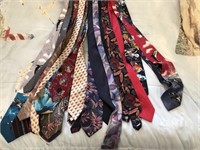 17 pcs of mens dress ties, really nice selection