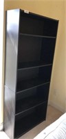 Black Bookshelf, w/ 5 shelves