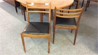 MID CENTURY DINING CHAIRS (4X)
