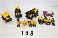 Box lot of Tonka Construction Toys