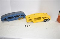 Marx Transport Trailer (blue) and Unmarked
