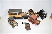 Misc Cars - Music Box, Figurines, Decanter - Set