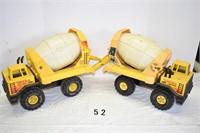 Set of 2 - Tonka Cement Trucks