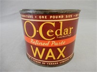O'CEDAR WAX ONE POUND CAN