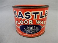 CASTLE FLOOR WAX ONE POUND CAN