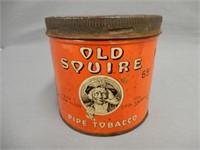 OLD SQUIRE PIPE TOBACCO 65 CENT CAN