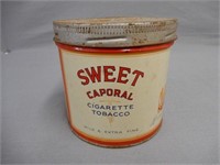 SWEET CAPORAL CIGARETTE TOBACCO 1/2 POUND CAN