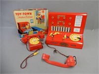 1950 TOY-TOWN TELEPHONE EXCHANGE / BOX