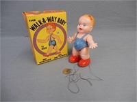 MARX WALK-A-WAY BABY/ BOX