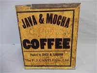 JAVA & MOCHA COFFEE TIN CONTAINER