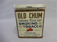 OLD CHUM PIPE SMOKING TOBACCO ONE HALF POUND CAN